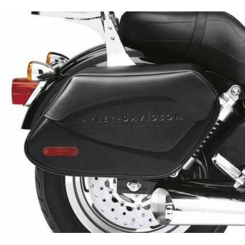 Light Brown La Rosa Solo Saddle Bag For Harley Davidson 82-03 XL