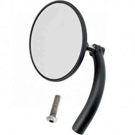 BILTWELL MIRROR ROUND BLACK HARLEY DAVIDSON