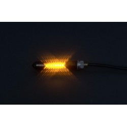 FLASHING LED m-BLAZE ICE BLACK