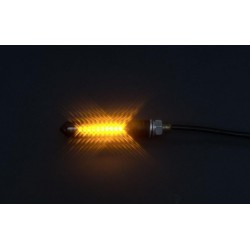 FLASHING LED m-BLAZE ICE BLACK