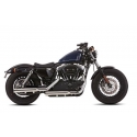 COLA DE ESCAPE HOMOLOGADAS FALCON DOUBLE GROOVE 2-2 PULIDO HARLEY DAVIDSON SPORTSTER 16-UP