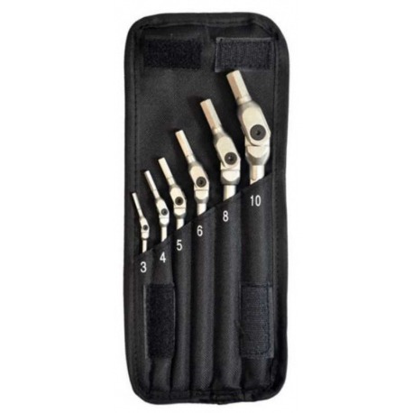 SET 8 ALLEN ARTICULATED WRENCHES IN INCHES