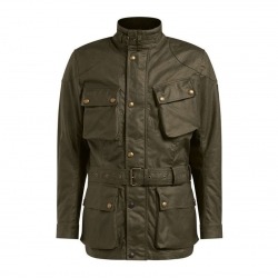 BELSTAFF TRIALMASTER PRO GREEN OLIVE JACKET