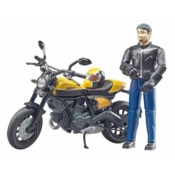 MINIATURA BRUDER DUCATI SCRAMBLER 1:16