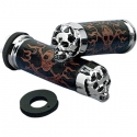 BLACK EYES SKULL HARLEY DAVIDSON GRIPS 