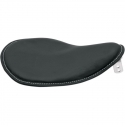 LEATHER SEAT ONLY LOW PROFILE BLACK WITH WHITE THREAD