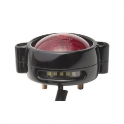 TAIL LIGHT WITHOUT SUPPORT MOTONE ELDORADO BLACK APPROVED