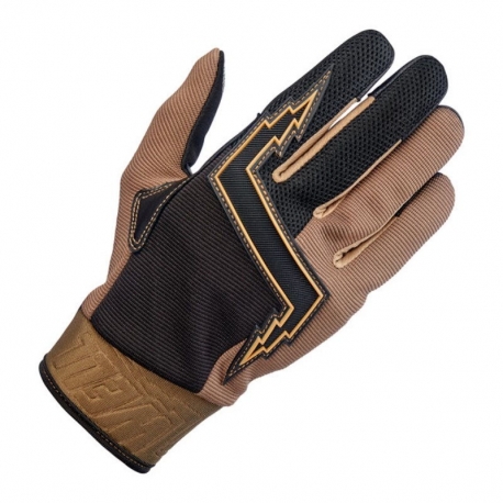 GUANTES BILTWELL BAJA MARRÓN Y NEGRO.