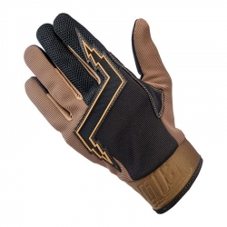 GUANTES BILTWELL BAJA MARRÓN Y NEGRO.