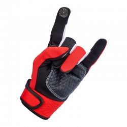 GUANTES BILTWELL BAJA ROJO Y NEGRO