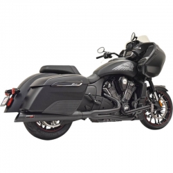 BASSANI ROAD RAGE 2 IN 1 EXHAUSTS BLACK INDIAN CHALLENGER 20-UP