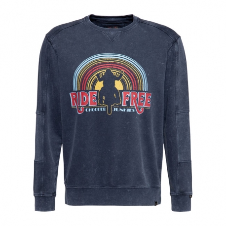 KING KEROSIN CHOPPER SUN LONG SLEEVE DARK BLUE