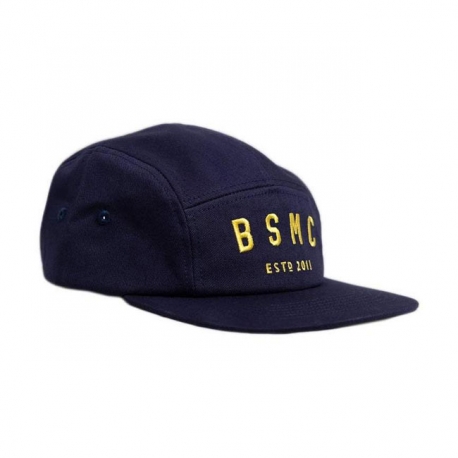 BIKE SHED ESTD 5 PANEL CAP NAVY 