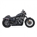 APPROVED EXHAUST THORCAT ANARCHY 2-2 BLACK HARLEY DAVIDSON SPORTSTER 17-20