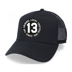 LUCKY 13 ORIGINAL BLACK CAP