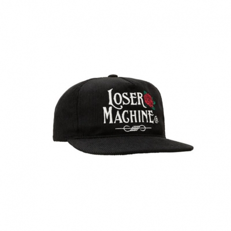 LOSER MACHINE WEBBED BLACK CAP