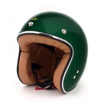 Casco de moto vintage de cara abierta con visera, casco de motocicleta de  piel sintética 3/4, ala extraíble/parabrisas, cierre a presión, forro de