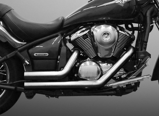 Kawasaki vulcan 900 exhaust shop pipes